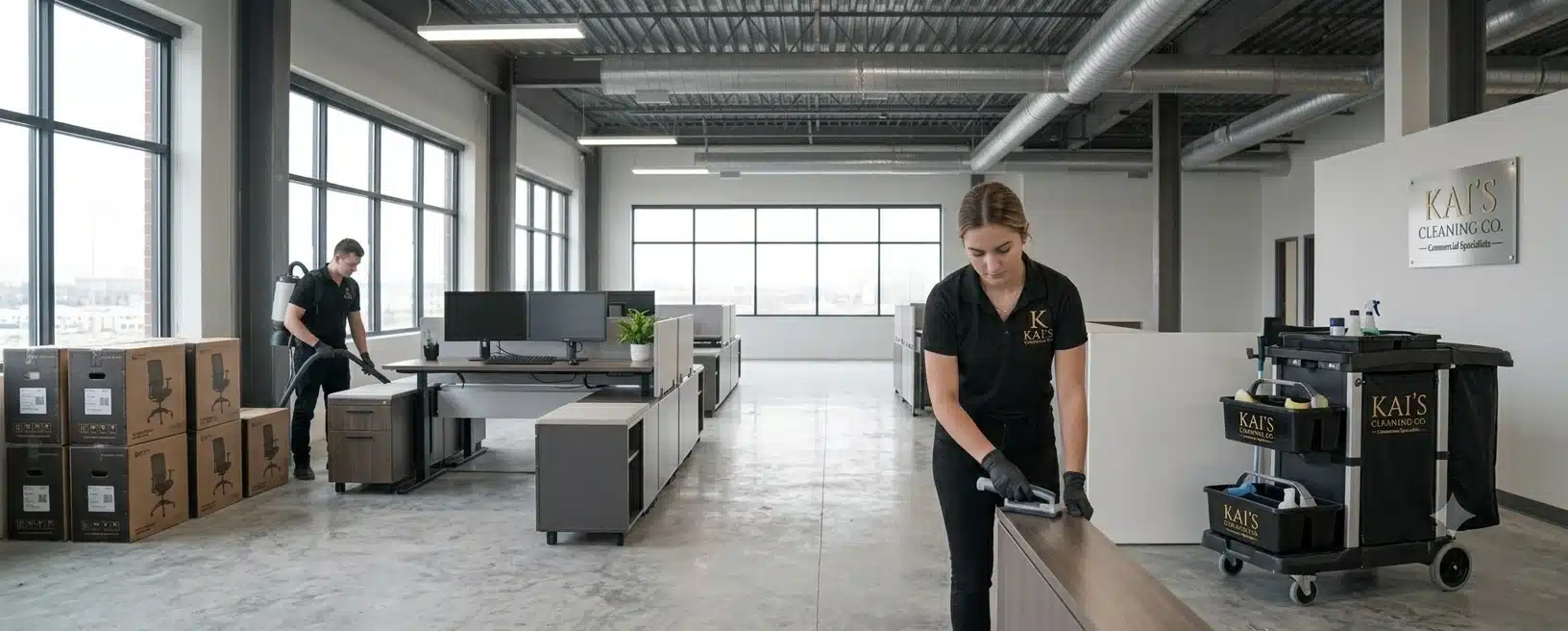 Commercial turnover and post-construction cleaning